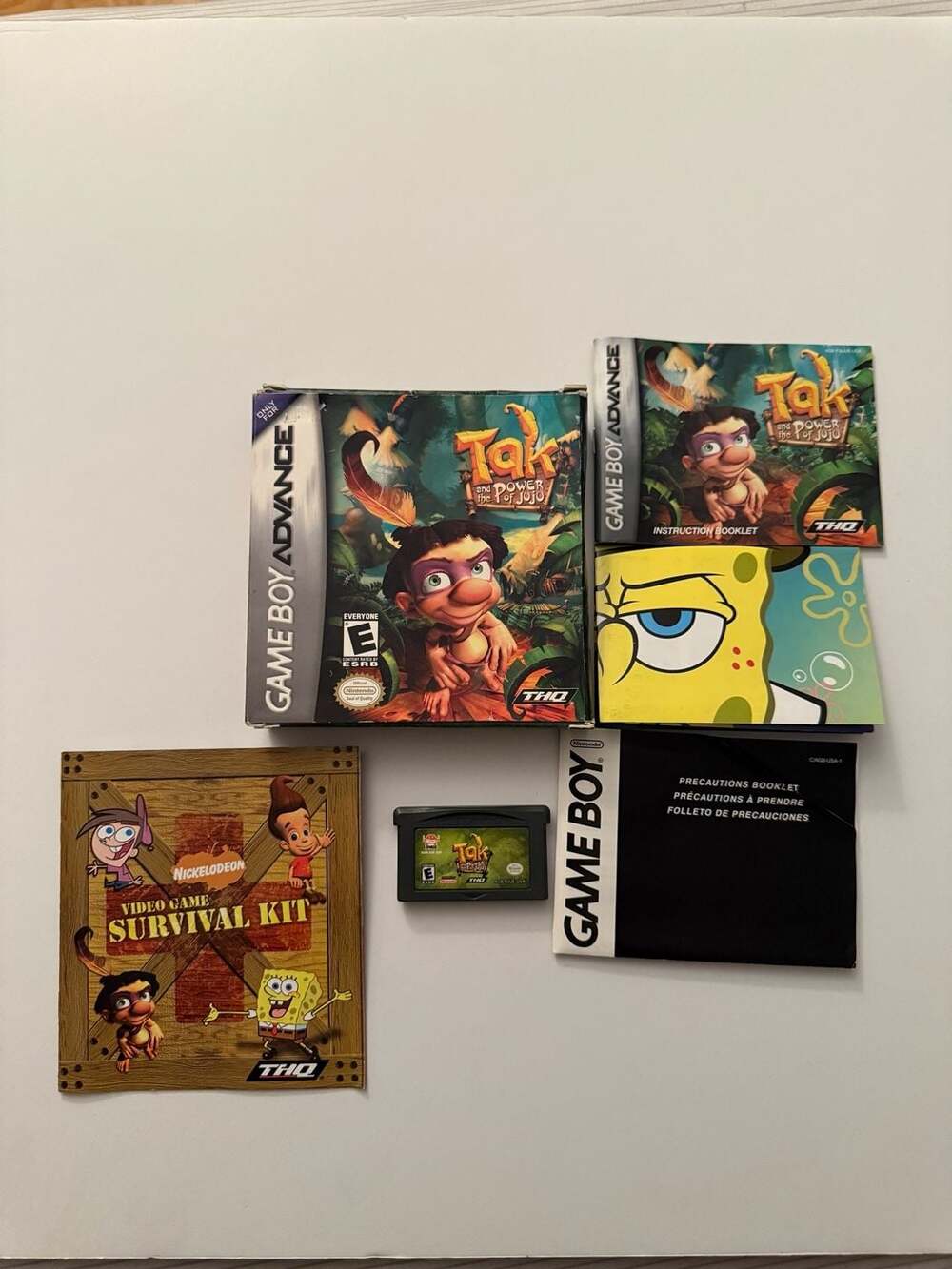 Tak and the Power of Juju Game Boy Advance Complete in Box CIB with Manual